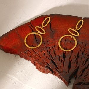 Amazing Long Dangle Geometric Earrings